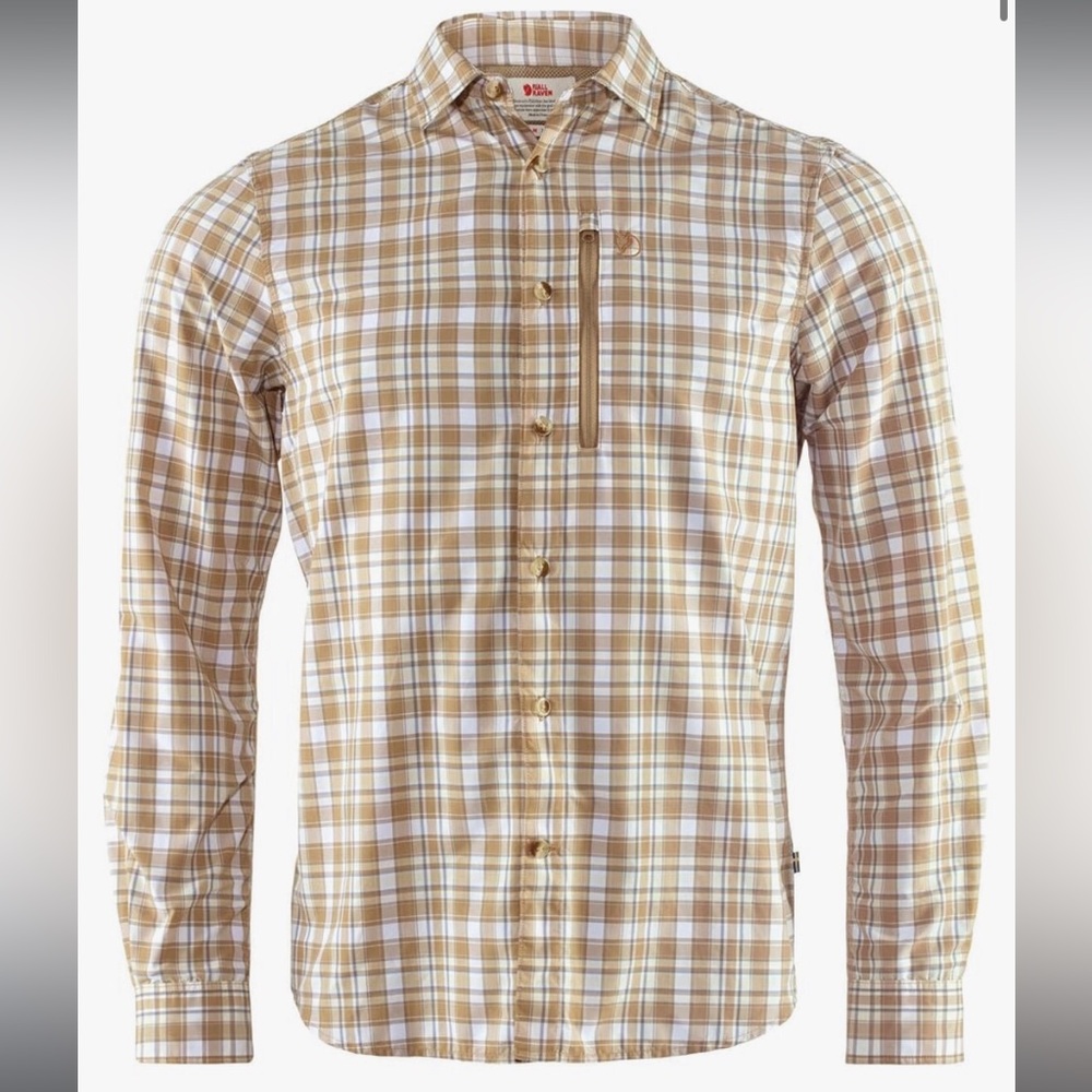 Fjallraven Men’s Abisko Hike Long Sleeve Plaid Shirt Sz XL